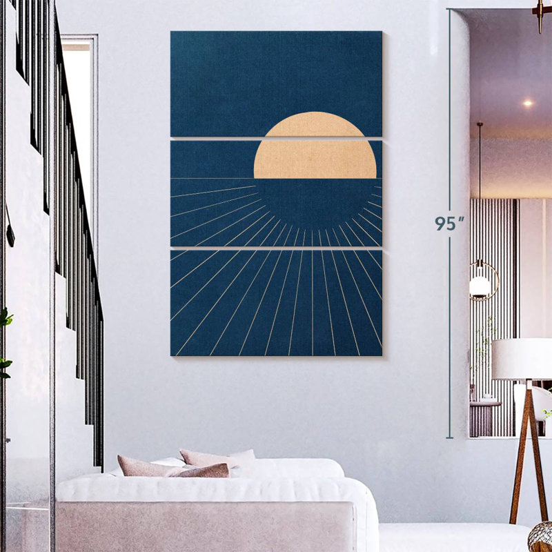 Oberle Mod Sunset, 74" H x 48" W