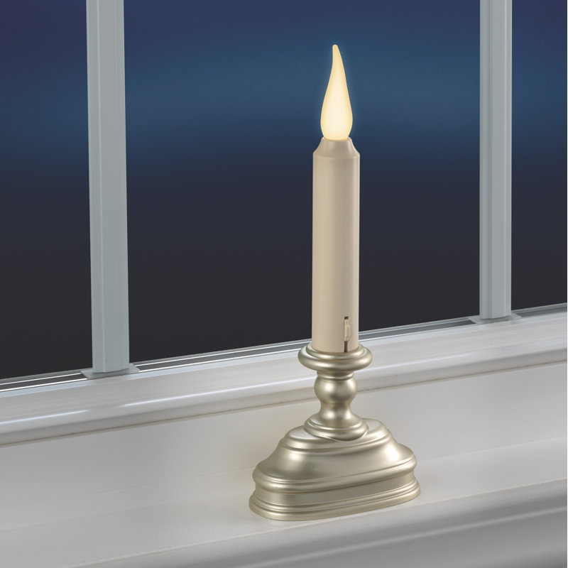 Unscented Flameless Candle, Pewter