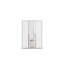 Hinged door wardrobe NAGata with modern handles with mirror-104250032-104828654