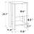 11.81'' W Particle Board / Chipboard Nightstand-1823868545