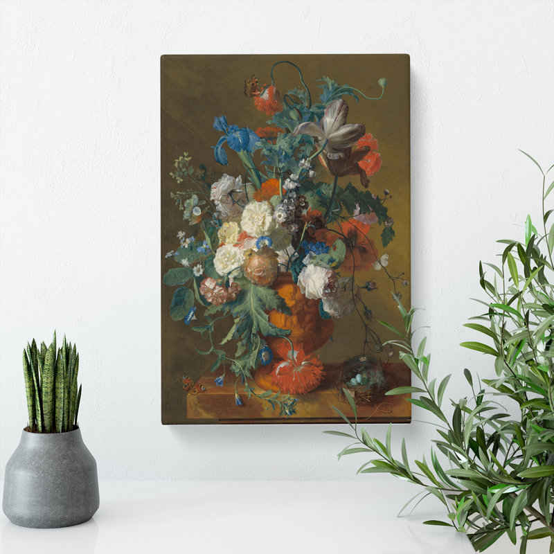 Still Life with Flowers Vol.7 by Jan Van Huysum - Wrapped Canvas, 50cm H x 35cm W x 3cm D
