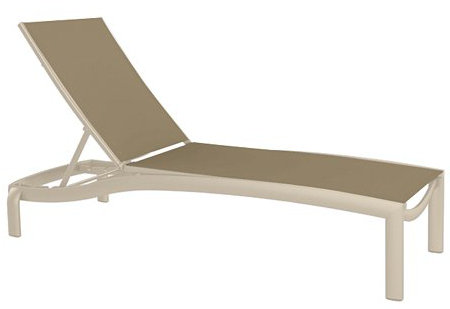 Kor Outdoor Metal Chaise Lounge, Gold Coast, Sonora