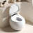 12" Rough-In Round Fully Automatic Smart Toilet with No Water Pressure Restrictions, Featuring Sensor Lid Opening, Night Light and Adjustable Temperature Settings