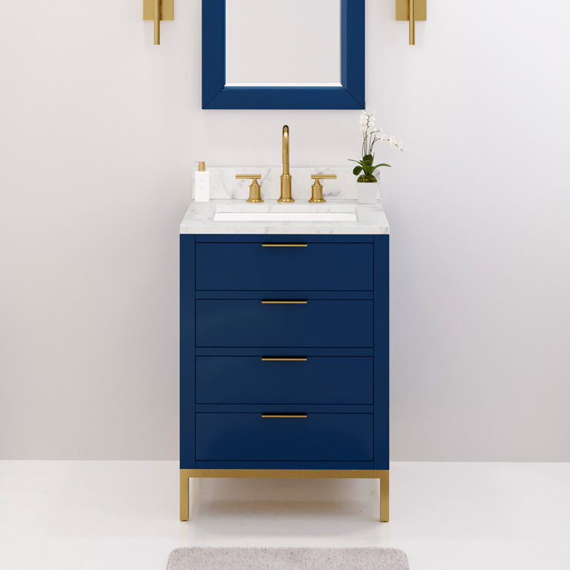 30'' W Single Vanity, Monarch Blue, 24", No