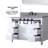 Marsyas 48 in W x 22 in D Single Bath Vanity Top with Faucet Set-87289755-87289756