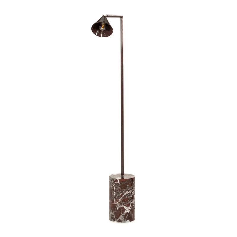Floor Lamp Task Floor Lamp, Brown, 40 W, Brown