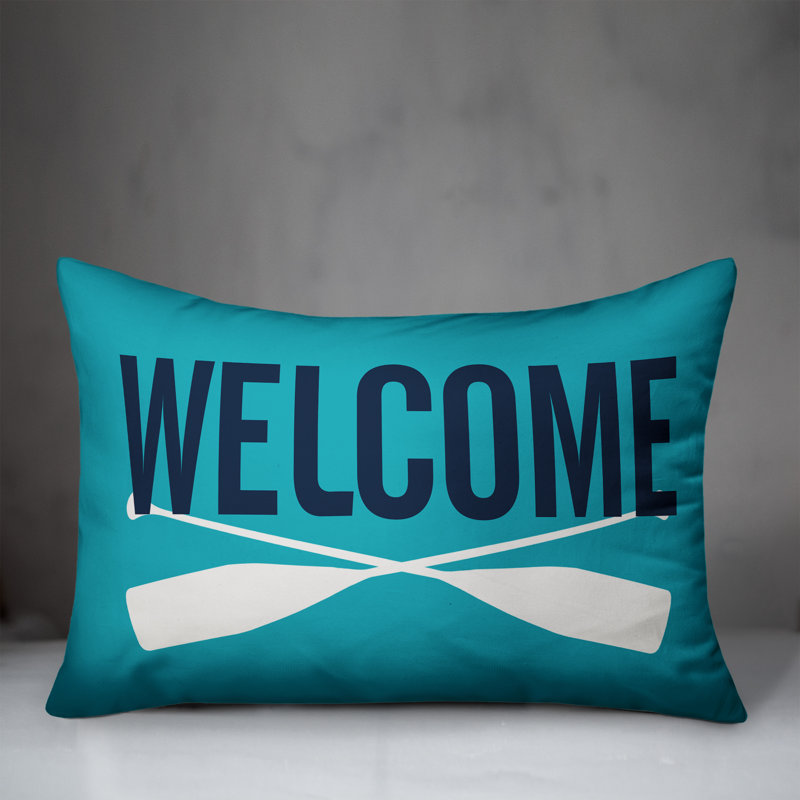 Outdoor Reversible Throw Pillow