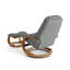 Adrienna Ergonomic Executive Office Reclining Chair with Footstool-1045935669