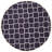 Carolene Hand Tufted Wool/Cotton/Latex Geometric Rug in Purple/Ivory-1557955636