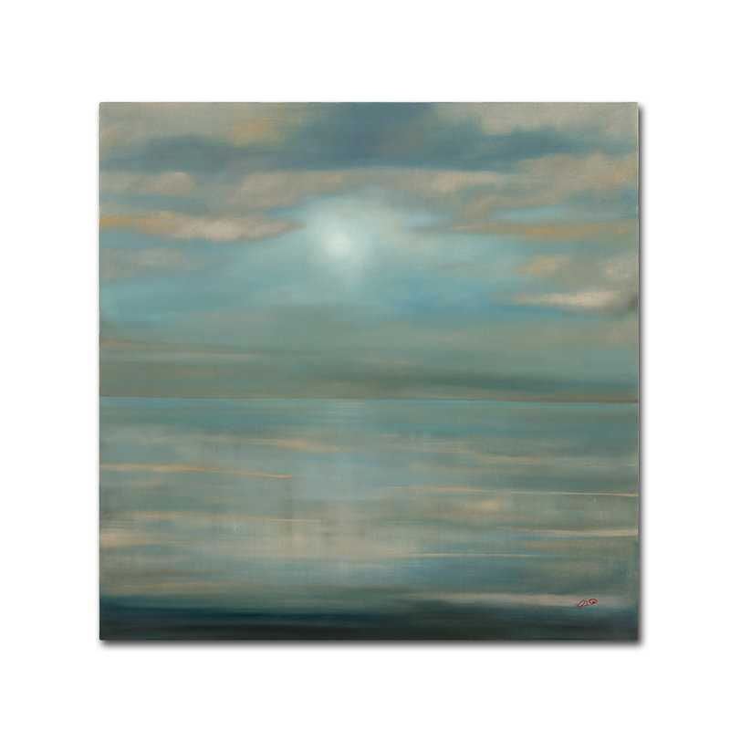 Clidy «Pacific Ocean», reproduction sur toile tendue, H 14 po x l 14 po x P 2 po