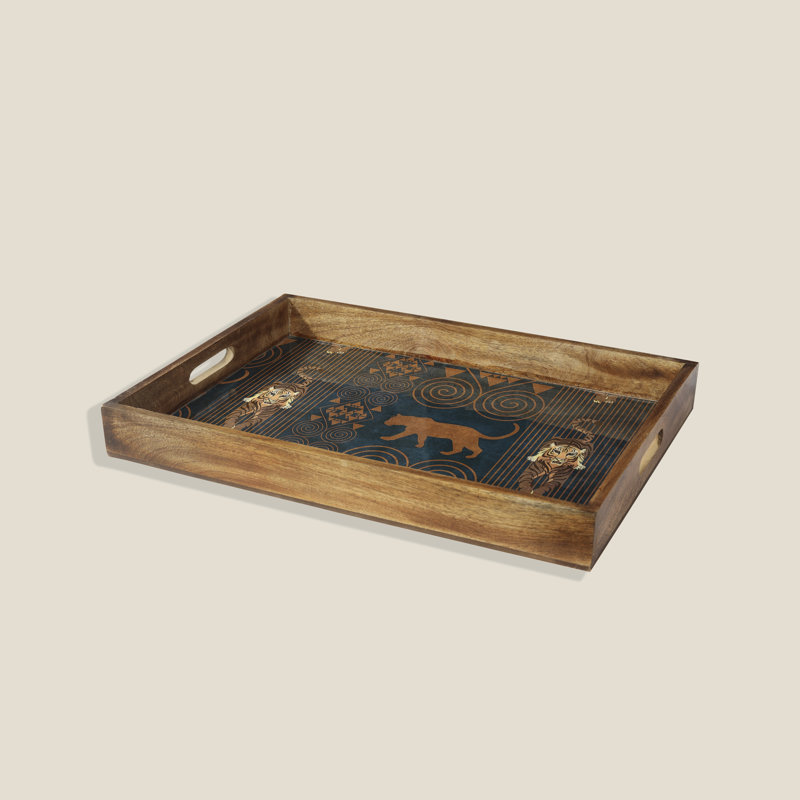 Plateau en bois - ensemble de 3