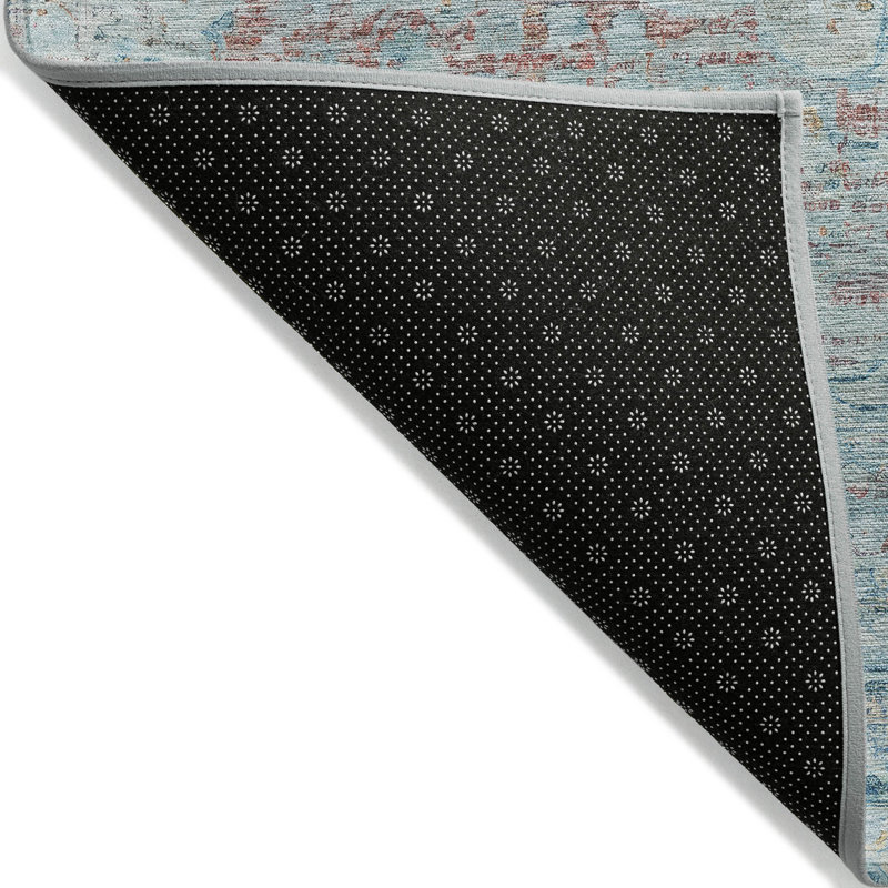 Tapis ciel intérieur / extérieur lavable à la machine Claudian ACN1636, Rectangle 10 pi x 14 pi