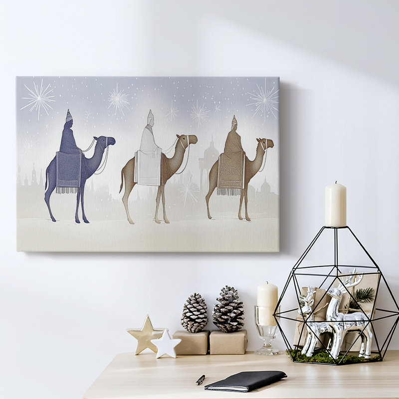Christmas Holiday Arts - Toile tendue avec châssis, H 12 po x l 18 po