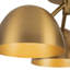 Fosso 17-in Gold Semi-Flush Mount-1913005508