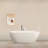 59 Inch Small Size Stone Resin Solid Surface Oval Shape Freestanding Bathtub For The Bathroom-121168444