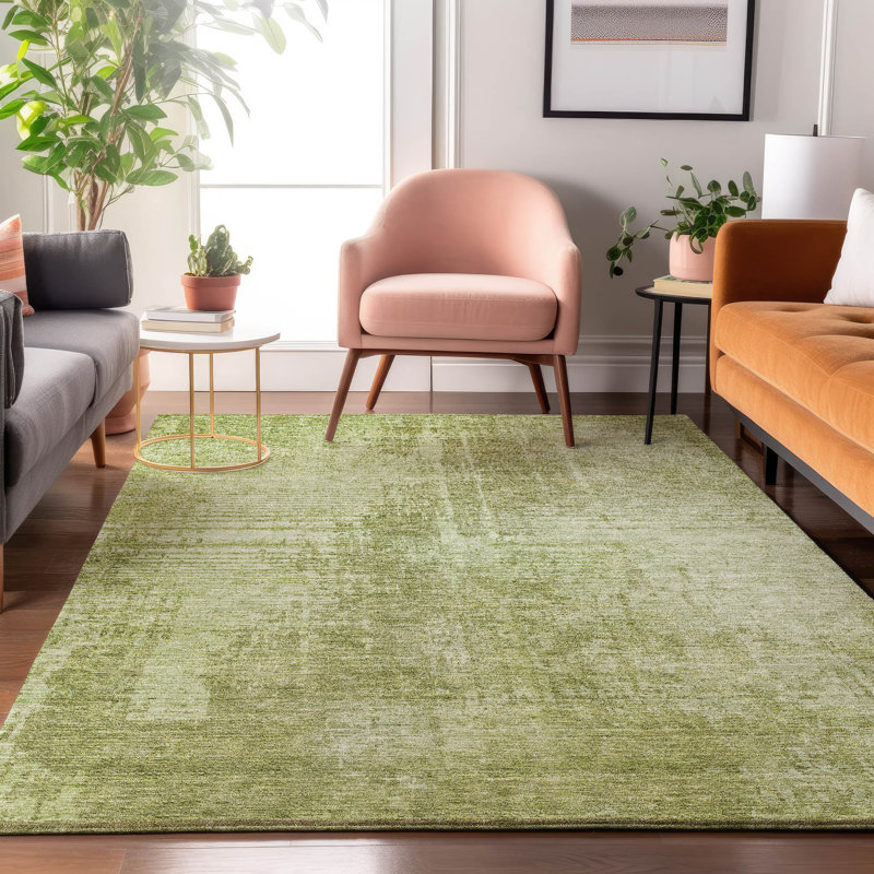 Tapis sauge de qualité supérieure Prisco, Rectangle 10 pi x 14 pi