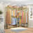     VIPEK L50 L-Shaped Heavy Duty Clothes Rack, Large Corner Freestanding Wardrobe with 1300lb Capacity,Gold-920132282