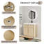 Meuble-lavabo simple 30 po avec plateau en résine