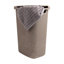  Panier à linge mince 50 L, panier à linge, couvercle, plastique-111360883-49635340