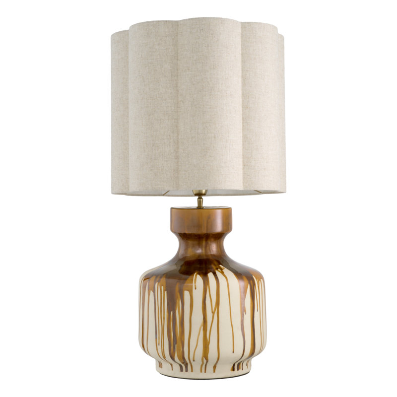 Table Lamp Lorena Incl Shade, Brown