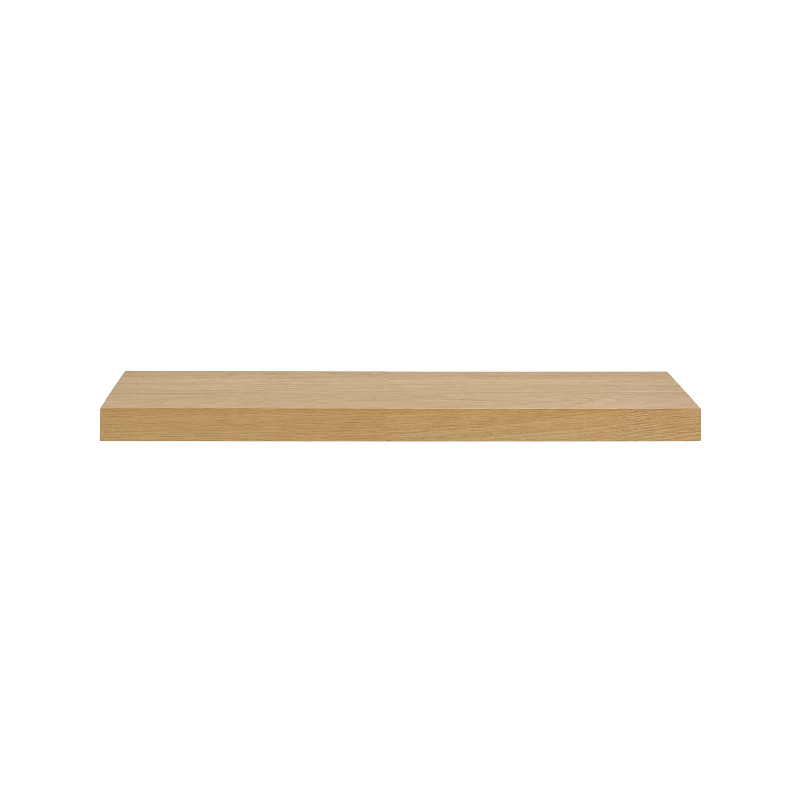 Sherice Floating Shelf, Oak, 1.97" H x 36.23" W x 10.24" D