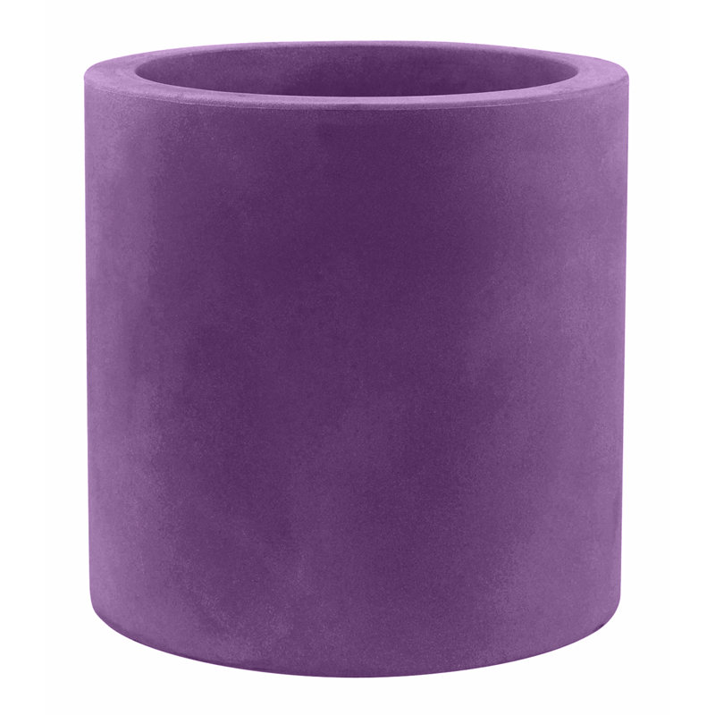 Cilindro - High Resin Pot Planter - Simple, Steel, 11.75" H x 11.75" W x 11.75" D