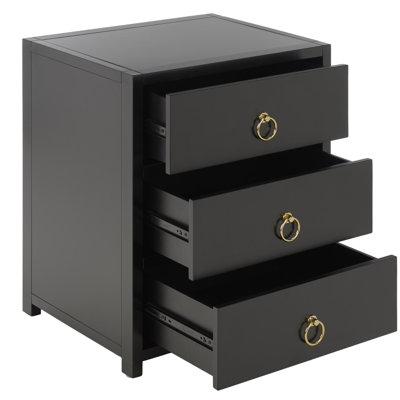 Sadie 3 Drawer Nightstand