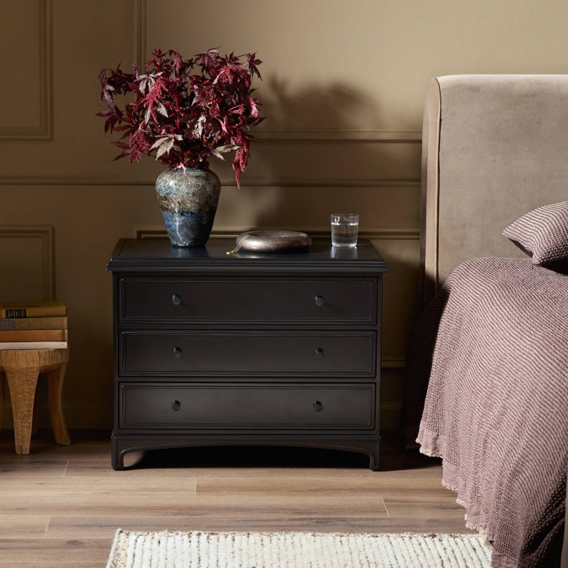 Kurk Nightstand-Black