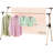 Adjustable Foldable Laundry Rack - Retractable 47-79 Inch