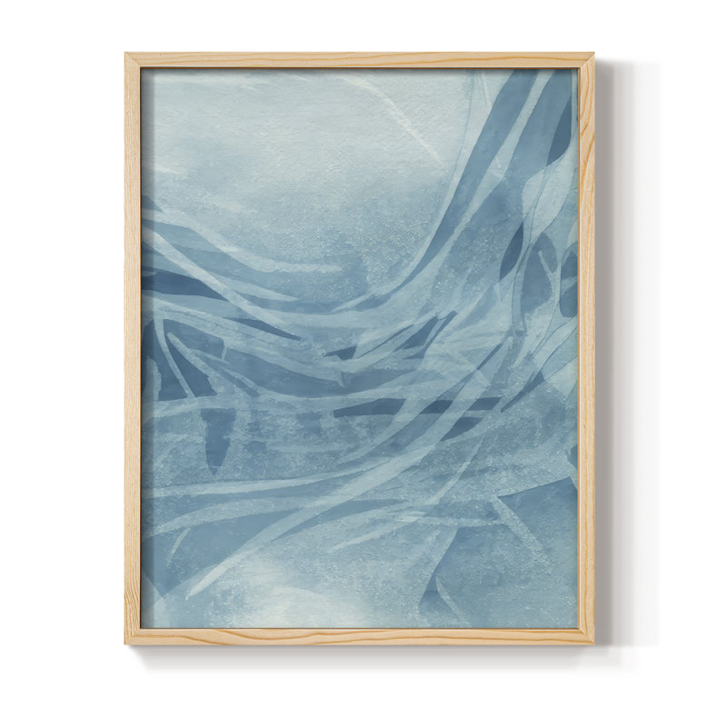 Marine Reflections II, reproduction encadrée - bois massif, Naturel, H 21 po x l 17 po