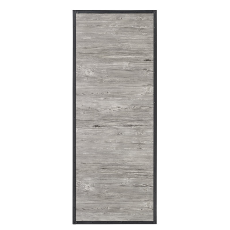 33'' x 84'' Hollow Paneled Low-Gloss without Installation Hardware Kit Barn Door