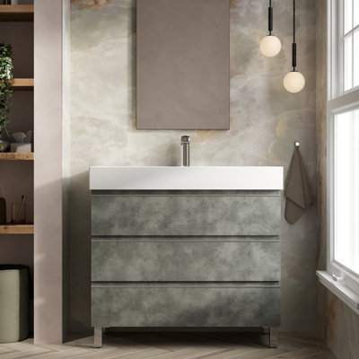 Aamin Bathroom Vanity with Basin