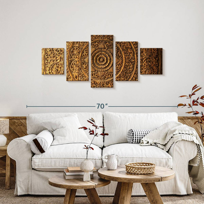Carving, 24" H x 55" W