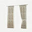 100% Cotton Room Darkening Curtain Panel Pair