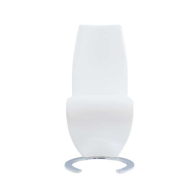 Ensemble de 2 chaises de salle à manger, Blanc