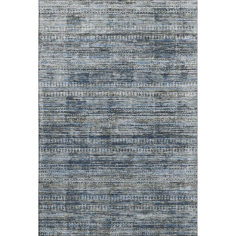 Tapis à rayures lavables à la machine Premium Premium, Rectangulaire 3 pi x 5 pi