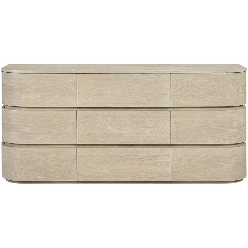 Commode en bois massif Ipina, Naturel