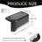  Black Solar Powered Integrated Led Deck Light Kit Fence Patio Yard Pathway (set Of 8)
