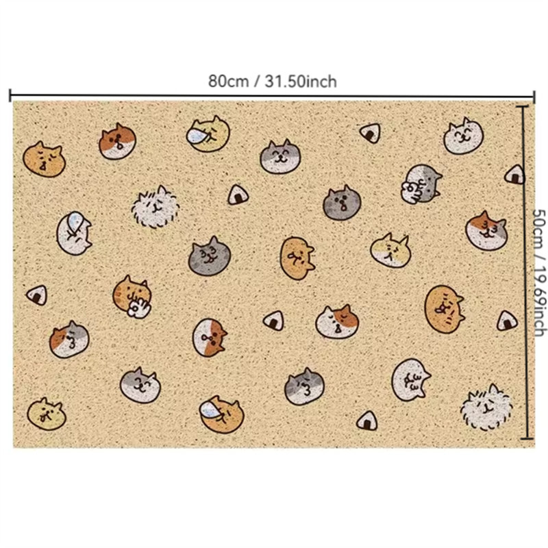 Tapis filtrant pour litière pour chat, H 0,3 po x l 31,49 po x P 19,68 po