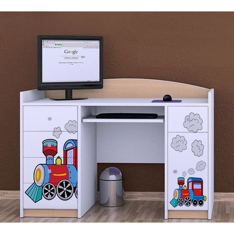 Sela 125cm Computer Desk, Beige