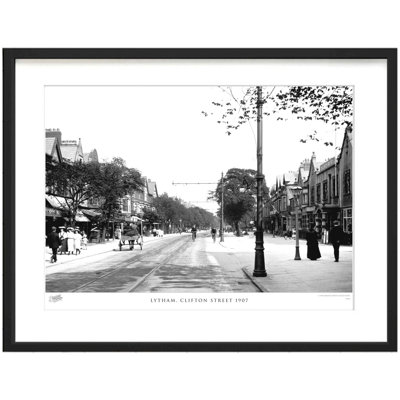 Lytham, Clifton Street 1907 - Single Picture Frame Print