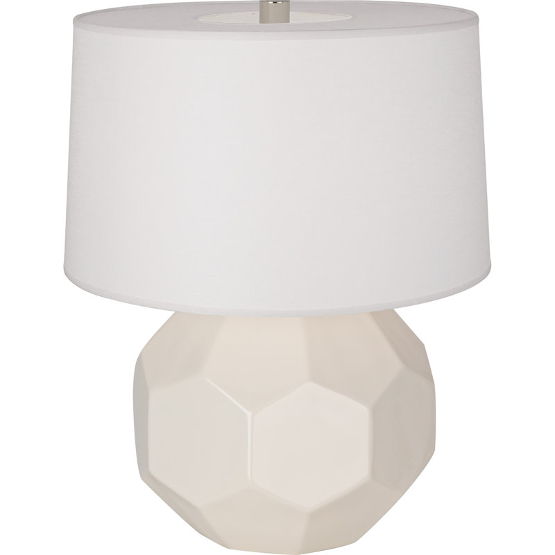 Franklin Table Lamp, Bone, 23.5" H x 19.5" W x 19.5" D