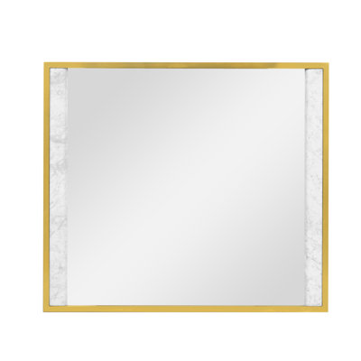 Fusion Flat Marble Wall Mirror