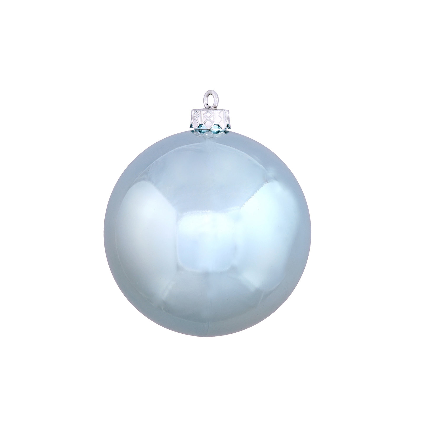 Holiday Décor Ball Ornament, 2.75" H x 2.75" W x 2.75" D, Baby Blue