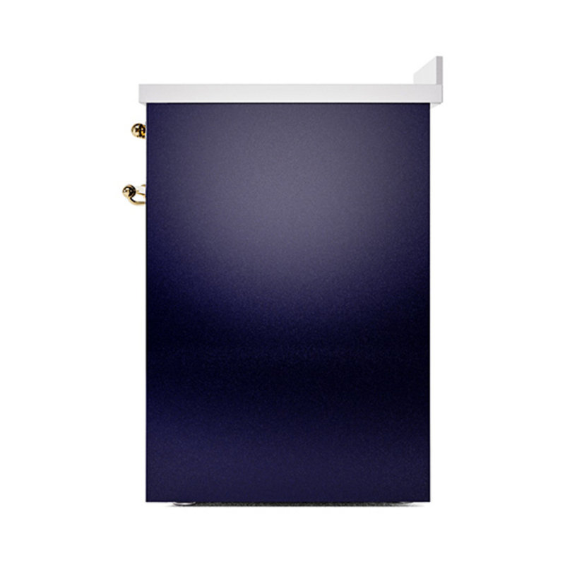 ILVE Nostalgie II Noblesse 30 in Induction Range, Midnight Blue/Brass