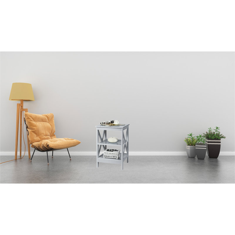 Agamjot End Table, Gray