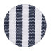 White/Navy Stripe/White Rattan Frame