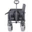 Le chariot pliable 3-en-1 se convertit en un chariot de chariot pliant convertible avec un plateau pliable monté à l'arrière-763431778