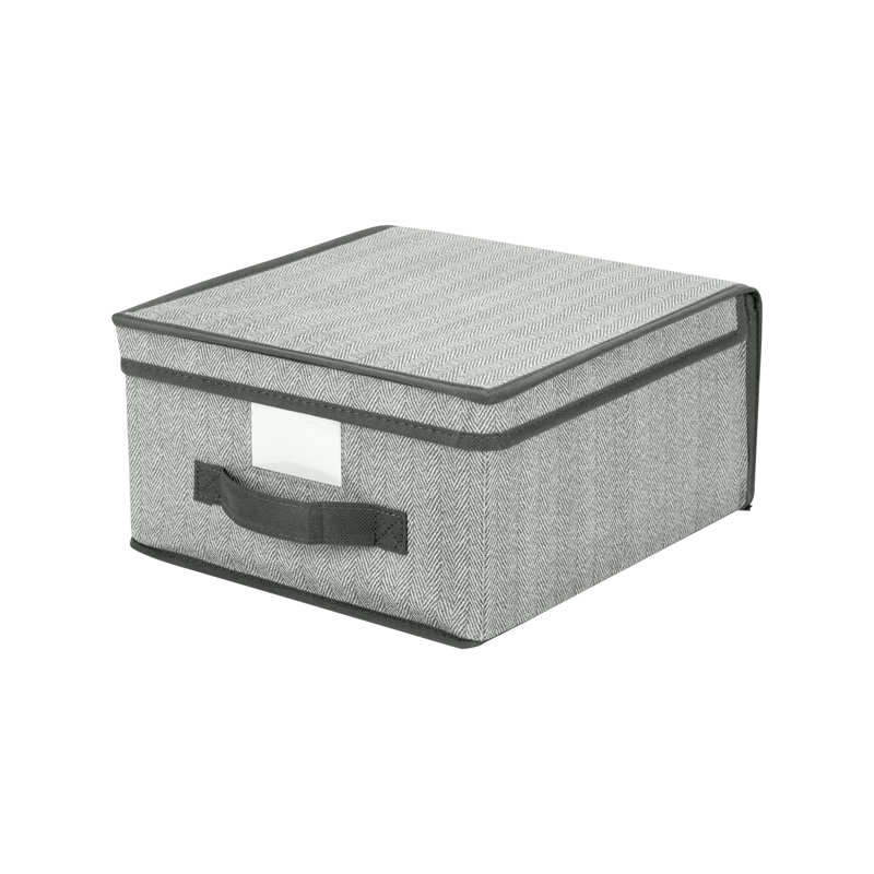 Simplify Fabric Bin, 6.3" H x 11.81" W x 11.81" D