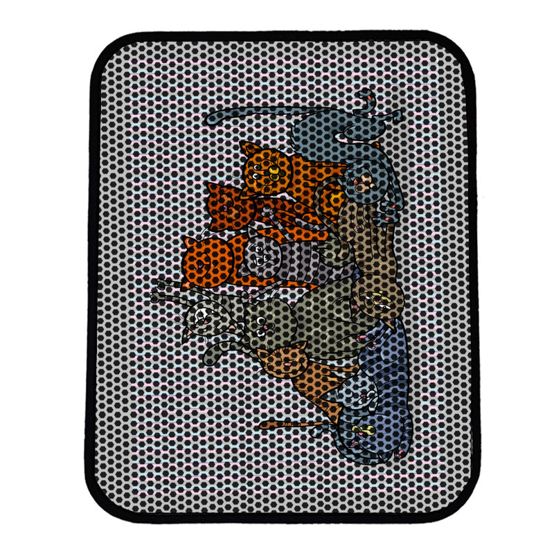 Tapis pour litière de qualité supérieure, 18 po x 24 po | 50% PVC / 50% polyester, lavable à la machine et passer l'aspirateur | Conception durable et facile à nettoyer pour les propriétaires d'animaux de compagnie | Protégez vos planchers des dégâts de la litière